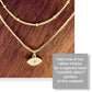 14K Gold Plated Evil Eye Necklace The Cole Collection