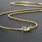 14K Gold Plated Moon Necklace The Cole Collection