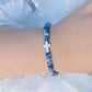 Blue Jasper Sterling Silver Cross Bracelet The Cole Collection