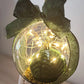 DARK GREEN VELVET LIGHT UP ORNAMENT The Cole Collection