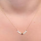 Gold Filled Heart Mother of Pearl Necklace The Cole Collection