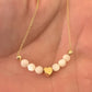 Gold Filled Heart Mother of Pearl Necklace The Cole Collection