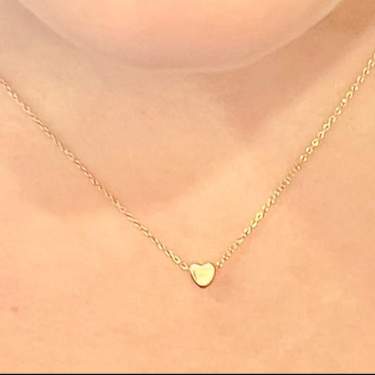 Gold Filled Heart Necklace The Cole Collection