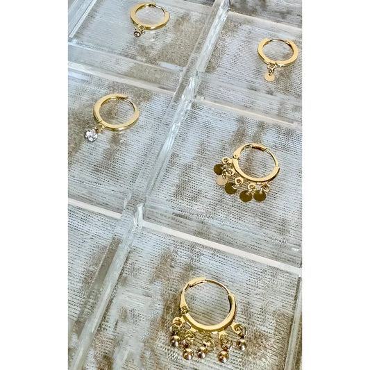 Gold Huggie Earrings The Cole Collection