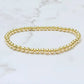 Gold Lapis Beaded Bracelets The Cole Collection