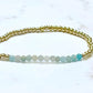 Gold & Amazonite Beaded Bracelets The Cole Collection