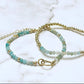 Gold & Amazonite Beaded Bracelets The Cole Collection