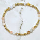 Gold & Pink Gemstone Beaded Bracelets The Cole Collection