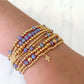 Gold & Purple Opal Beaded Bracelets The Cole Collection