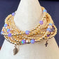 Gold & Purple Opal Beaded Bracelets The Cole Collection