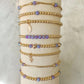 Gold & Purple Opal Beaded Bracelets The Cole Collection