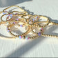 Gold & Purple Opal Beaded Bracelets The Cole Collection