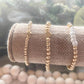 Gold & Seed Bead Stretch Bracelets The Cole Collection