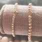 Gold & Seed Bead Stretch Bracelets The Cole Collection