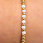 Gold & White Opal Beaded Bracelets The Cole Collection