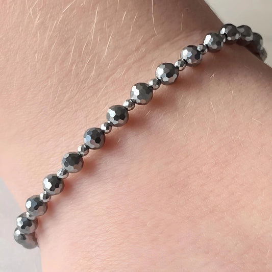 Hematite & TeraHertz Gemstone Bracelet The Cole Collection