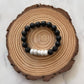 Howlite & Lava Bead Bracelet The Cole Collection