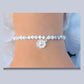 Howlite & Silver Heart Charm Bracelet The Cole Collection