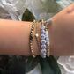 Personalized Initial Gold Beaded Bracelets The Cole Collection