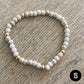 Personalized Initial Howlite Bracelets The Cole Collection