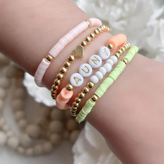 Personalized Neon Initial Bracelets The Cole Collection