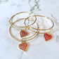 Rhinestone Heart Bangles The Cole Collection