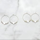 Silver Plated Heart Hoops The Cole Collection