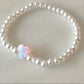 Silver & Opal Heart Beaded Bracelets The Cole Collection