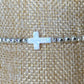 Silver & White Opal Cross Bracelets The Cole Collection