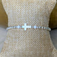 Silver & White Opal Cross Bracelets The Cole Collection