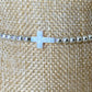 Silver & White Opal Cross Bracelets The Cole Collection