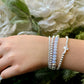 Silver, Gemstone Cross Beaded Bracelets The Cole Collection