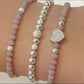 Sterling Silver Purple Beaded Bracelets The Cole Collection