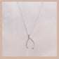 Sterling Silver Wishbone Necklace The Cole Collection