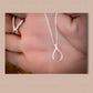 Sterling Silver Wishbone Necklace The Cole Collection