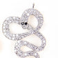 White Gold Snake Adjustable Bracelet The Cole Collection